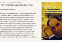 SPUNTI PER UN DISCERNIMENTO POLITICO